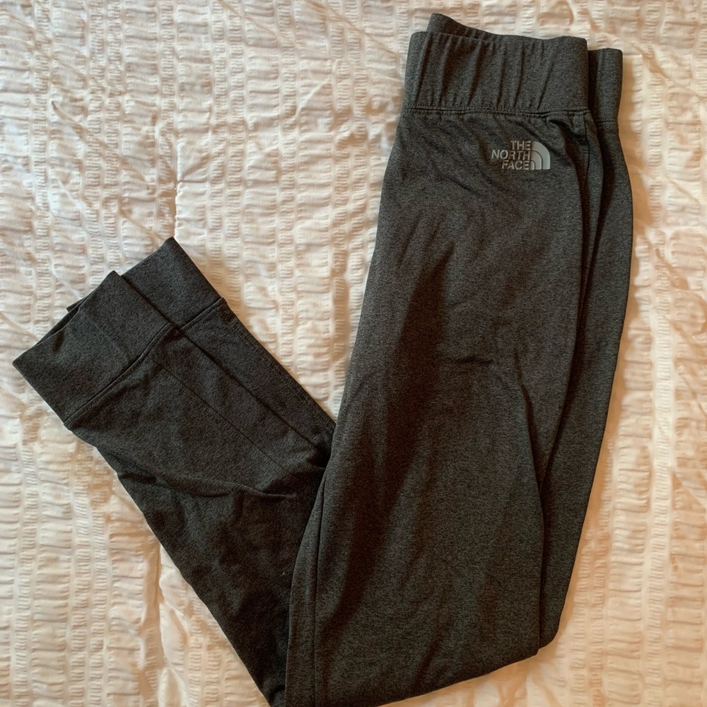 The North Face joggers, heather grey, S, fleece lined